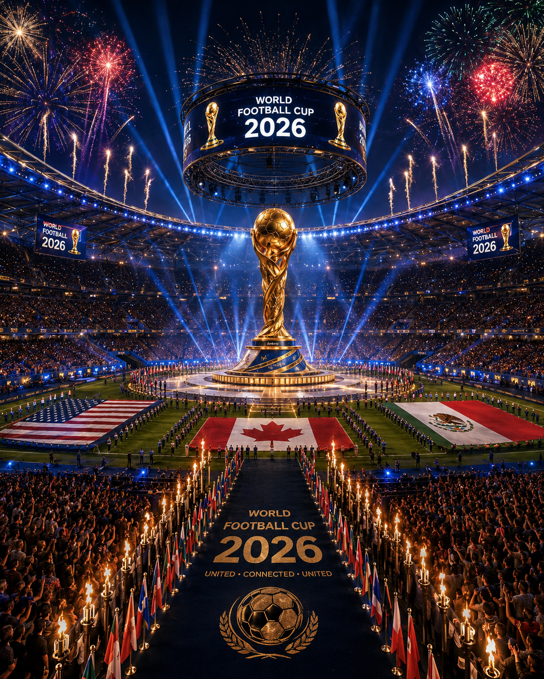 World Cup 2026 opening ceremonies schedule across Mexico Canada and the United States