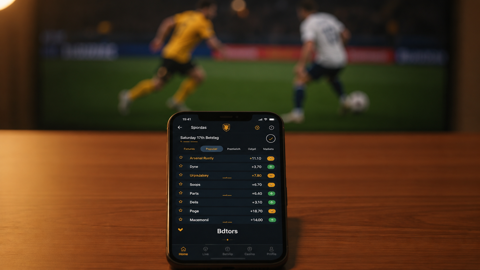 Comparison view for Australian betting site features