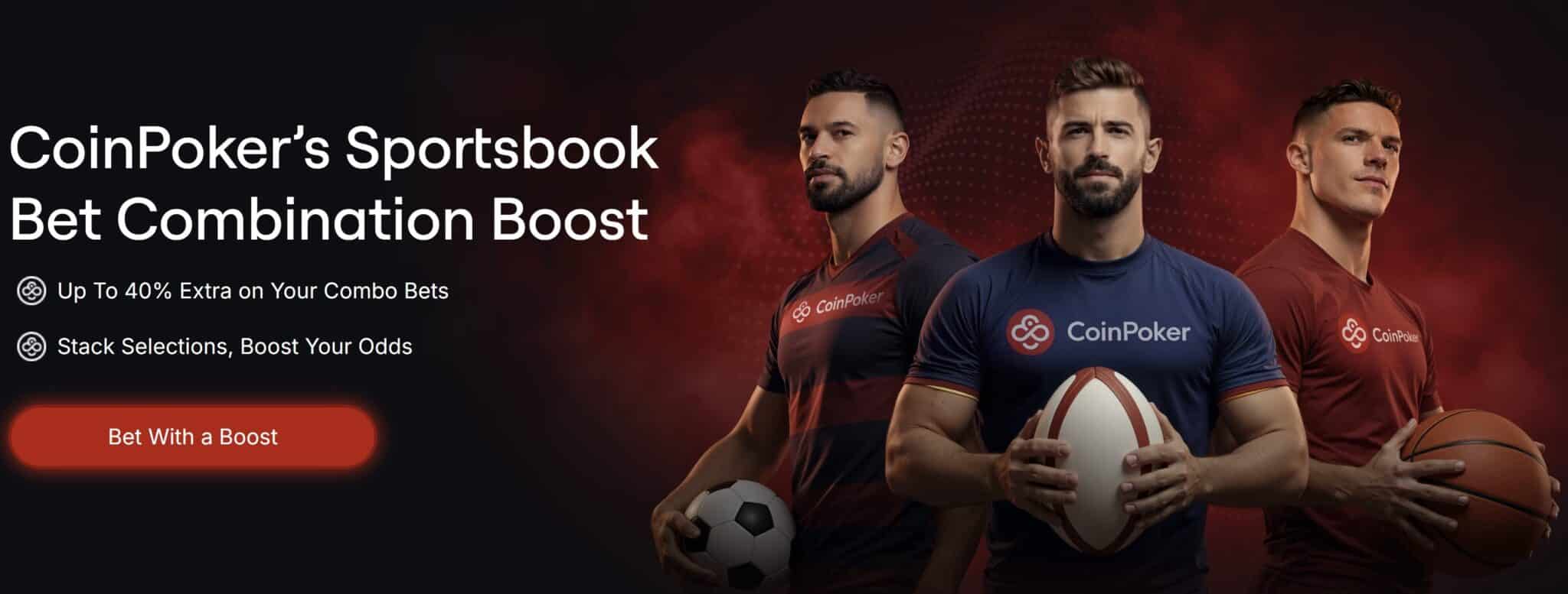 CoinPoker sportsbook promotional banner